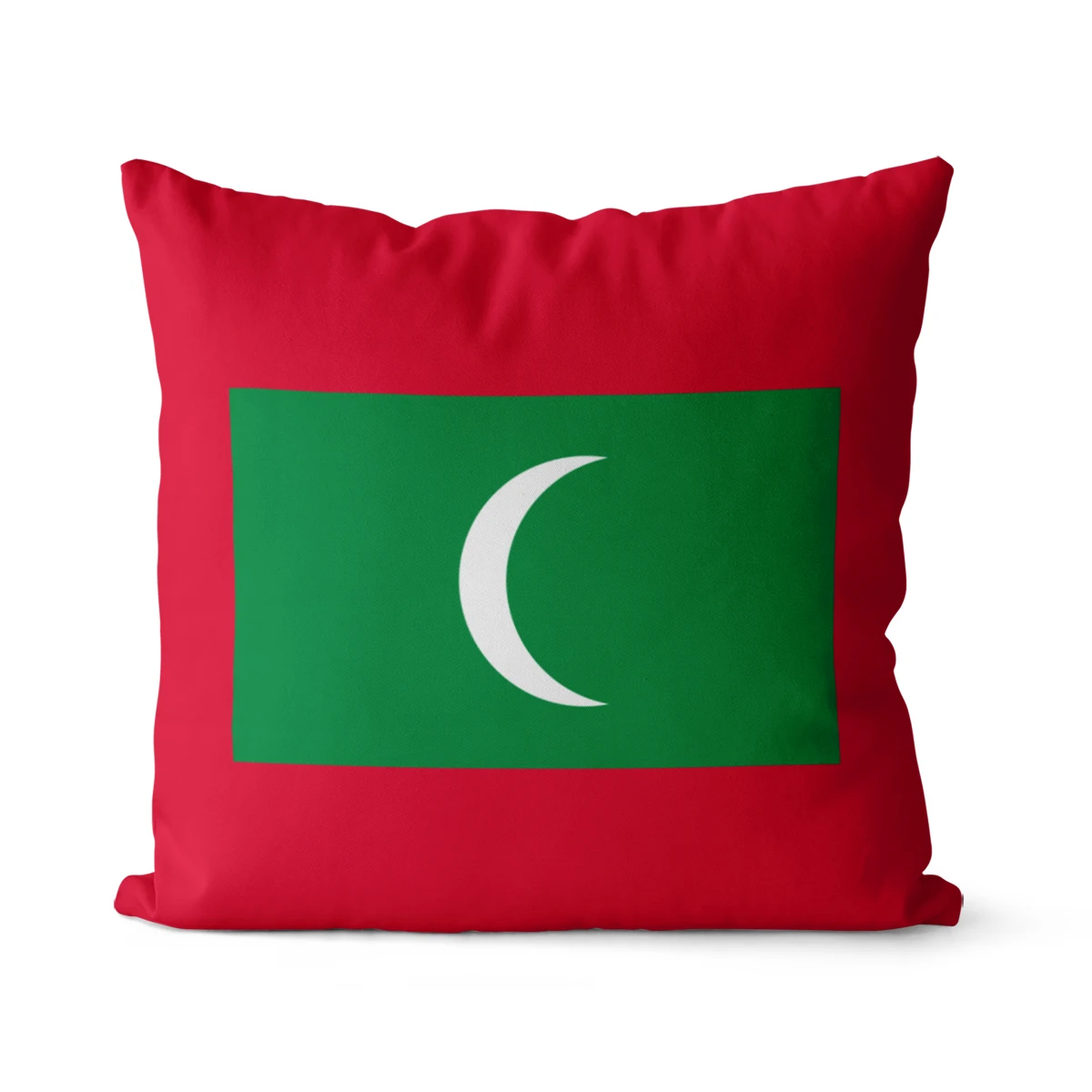 

WUZIDREAM Home Decor Cushion Cover Maldives Flag Pillow Cover Decoration Pillow Case Decorative Throw Pillow Cover