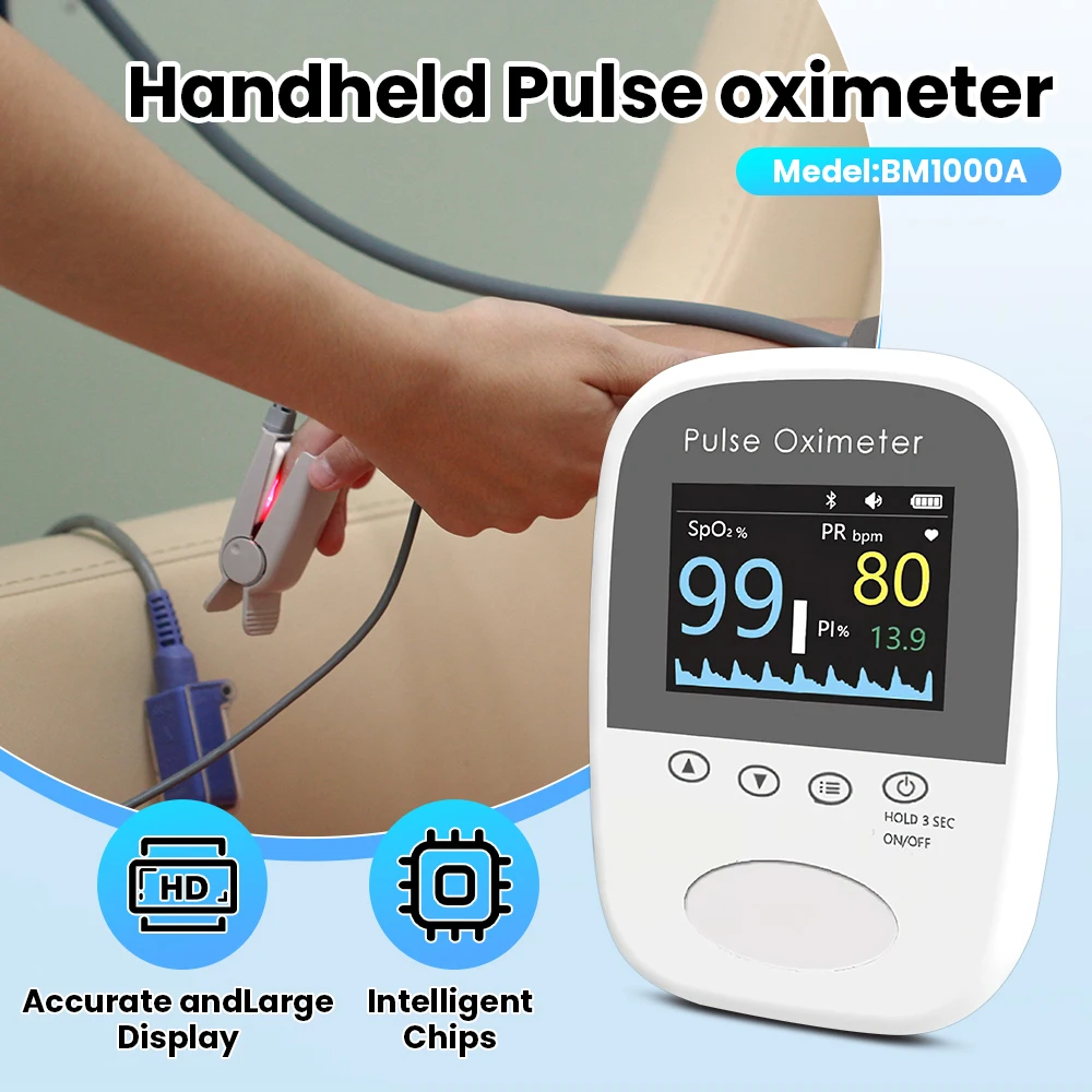 Portable Veterinary Pulse Oximeter Vet Handheld Monitor Pet SpO2 Pulse Monitor f