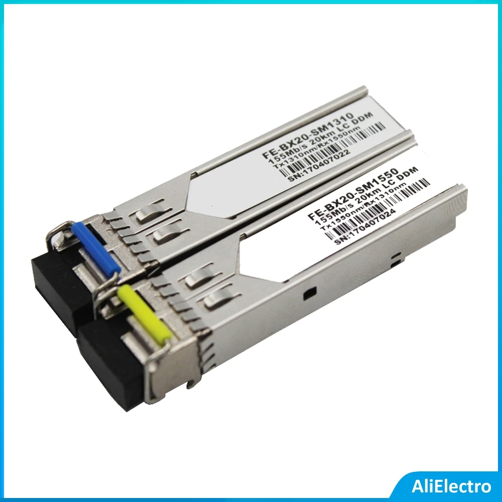 

155Mb/s SFP Transceiver Multi Mode soudeuse fibre optique dual fiber 2km 850nm LC DDM