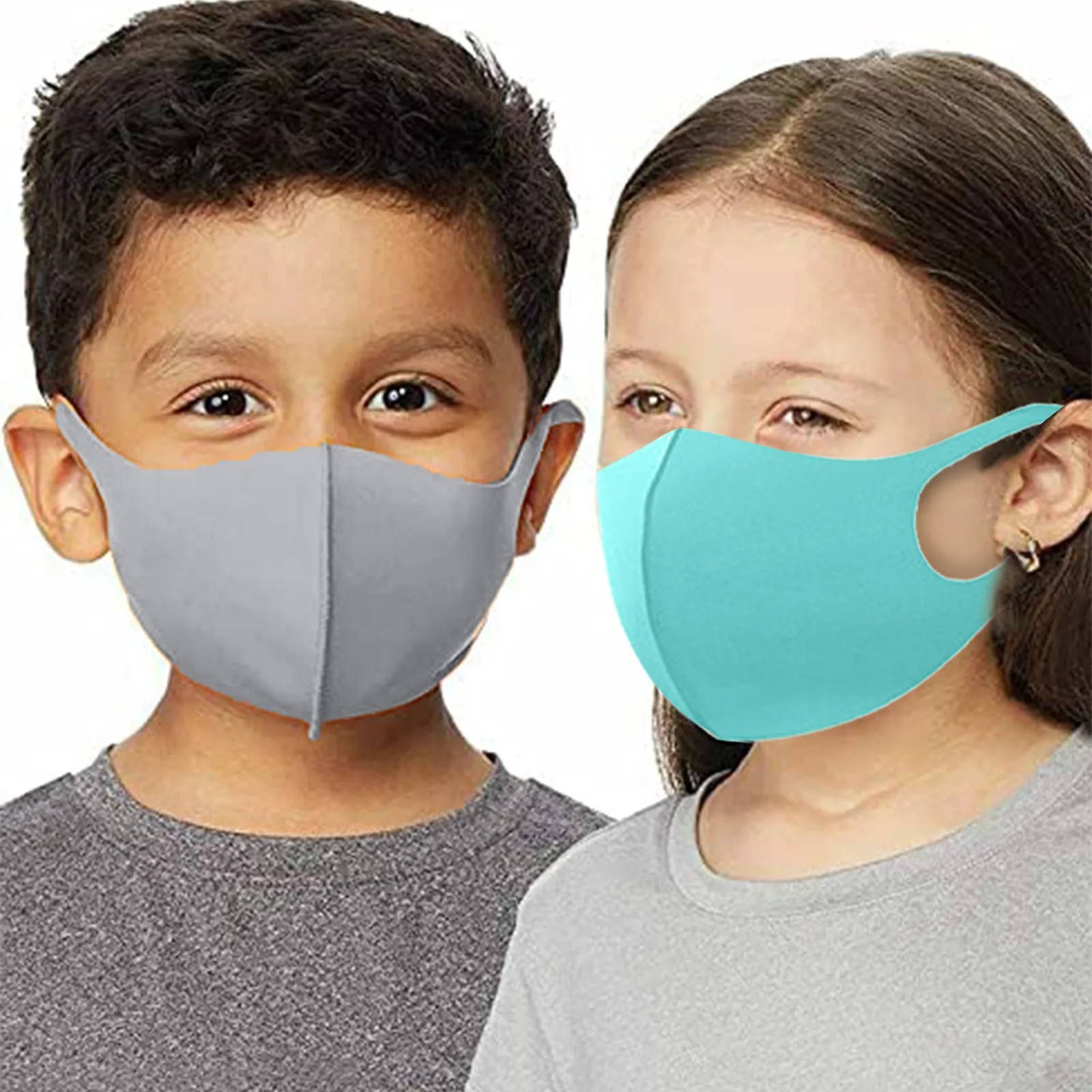 

4pc Mascarillas Niños Kids Cotton Masks Reusable Carbon Fiber Anti-haze Face Mask Lightweight Face-shield Dust-proof Mouth Cover