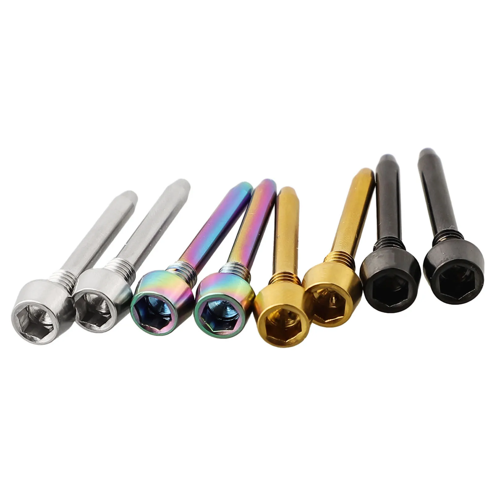 2/4 stücke MT2/4/5/6/8 Fahrrad Öl Disk Schrauben Fahrrad Titan Legierung Disc Bremssattel Bolzen Pin Stecker Für-MAGURA Fahrrad Bremse Teile – Detail 3