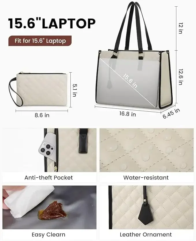 Bagstellar Borsa tote per il pranzo da donna, borsa da lavoro per