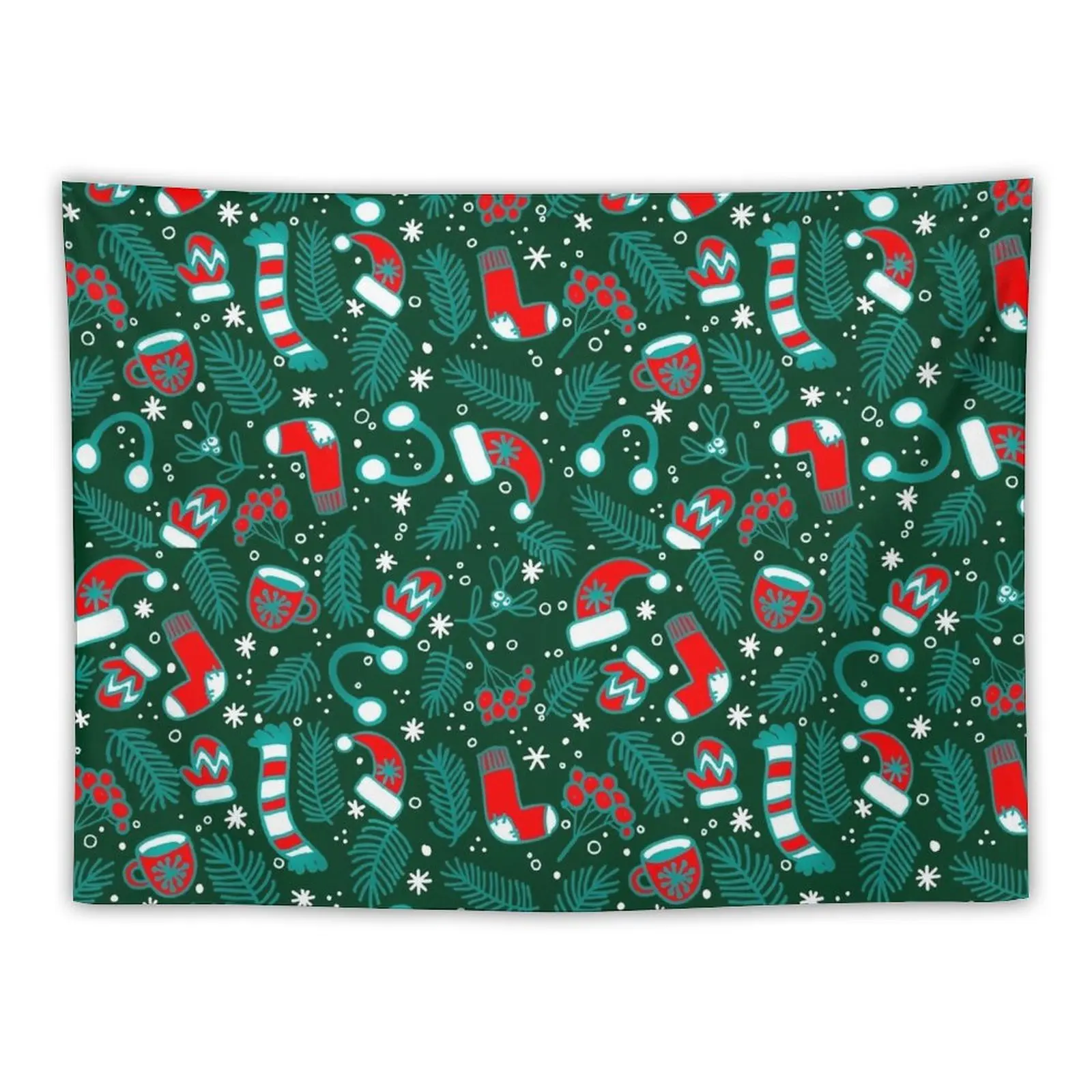 

Christmas green element Tapestry House Decorations Home Decorations Aesthetic Room Decoration Home Decorators