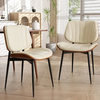 Faux Leather Dining Chairs 2