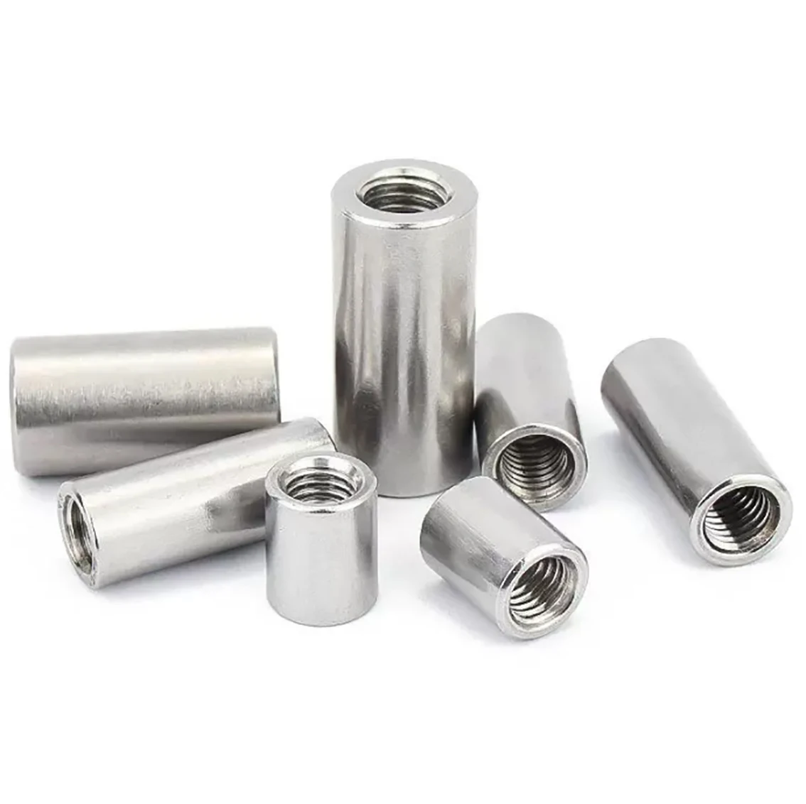 TYTOGE 10Pcs Coupling Nut, Female Thread Round