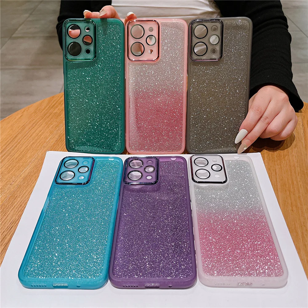 Glitter Electroplate Camera Protection Soft Case with Luxurious Finish