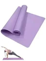 Premium Comfort 4mm Thick EVA Foam Yoga and Pilates Mat for Fitness and Gymnastics (PURPLE)