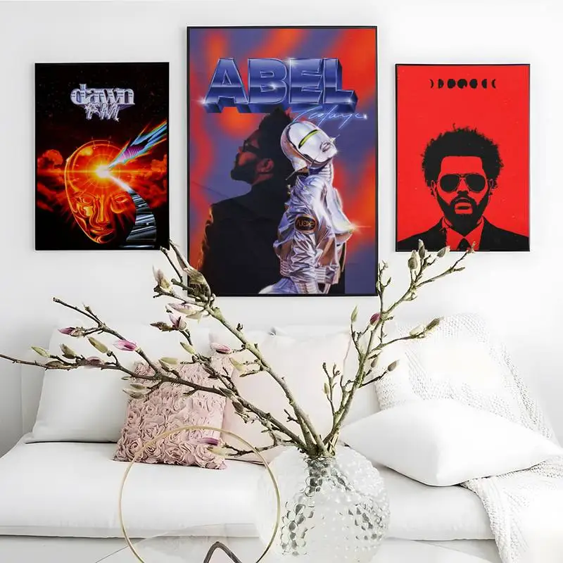 

Плакат Weeknd, крафт-плакат, ВИНТАЖНЫЙ ПЛАКАТ, бумага «сделай сам», Декор для дома, комнаты, бара, кафе, современный плакат