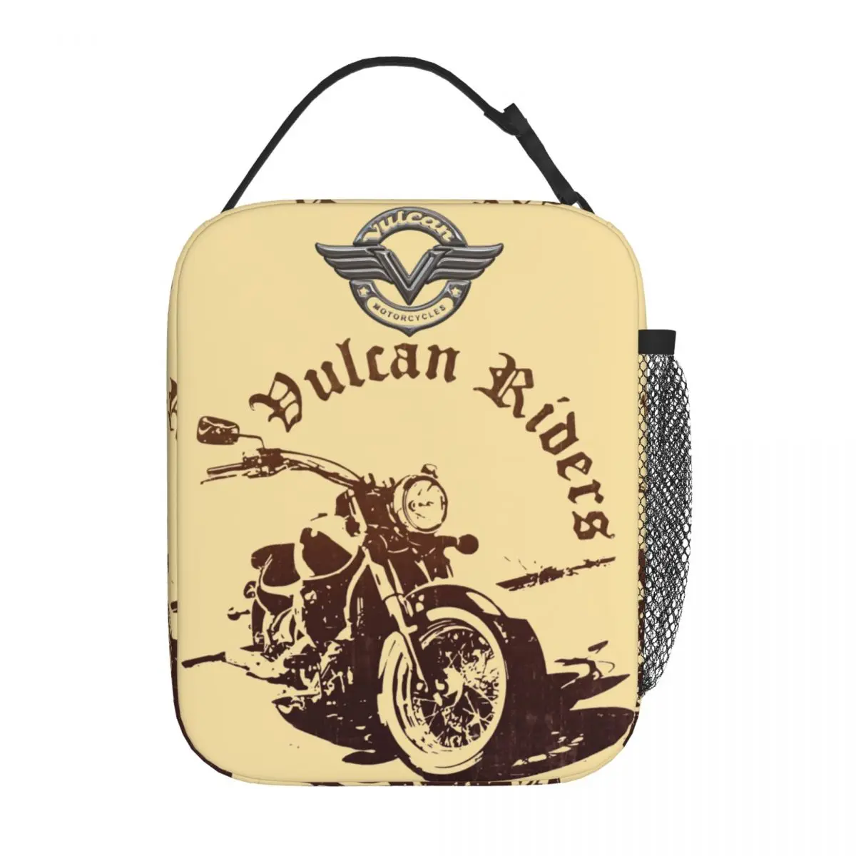 

Vulcan VN 1500 Motorcyle Vintage Thermal Insulated Lunch Bags Office Kawasaki-Vulcan Box for Lunch Men Cooler Thermal Lunch Box