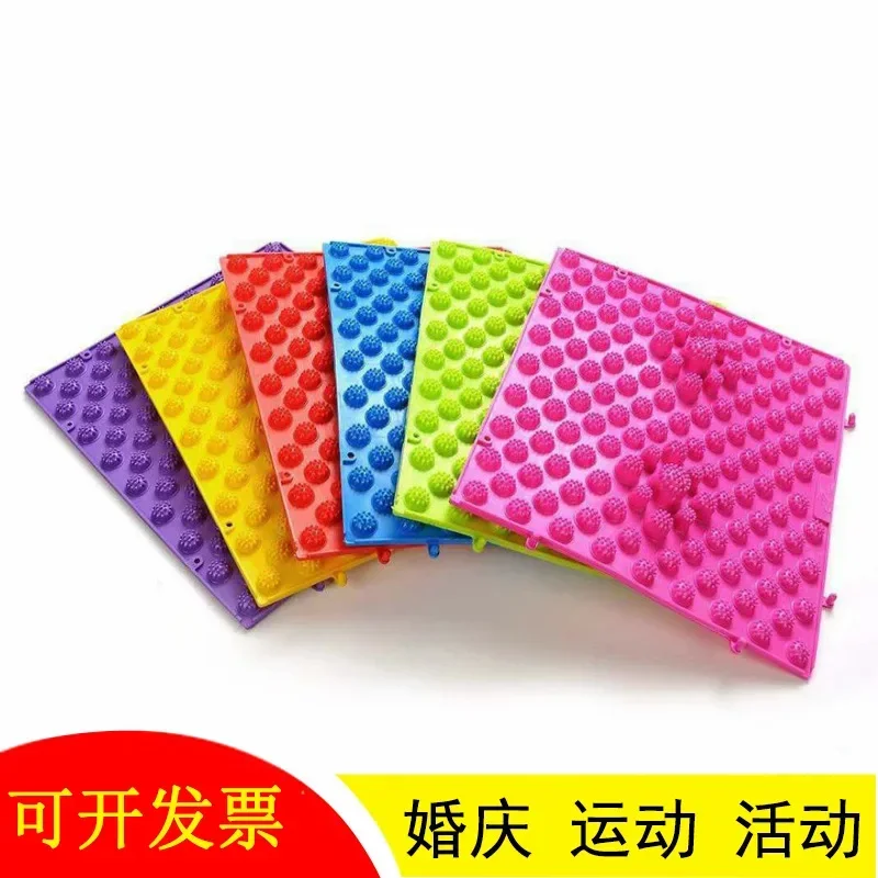 Floor Mat 1pcs Finger pressure plate massage pad toe pressure plate sole massage activity prank props wedding props