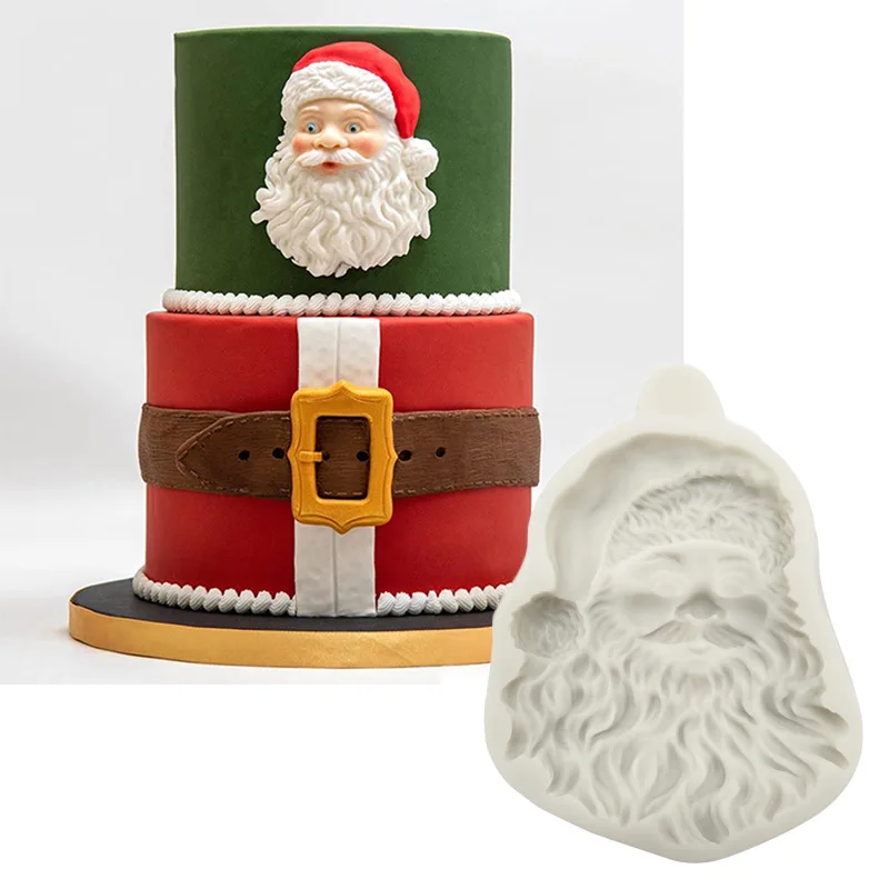 Santa Claus Aluminum Cake Mold – Caparroz main image 1