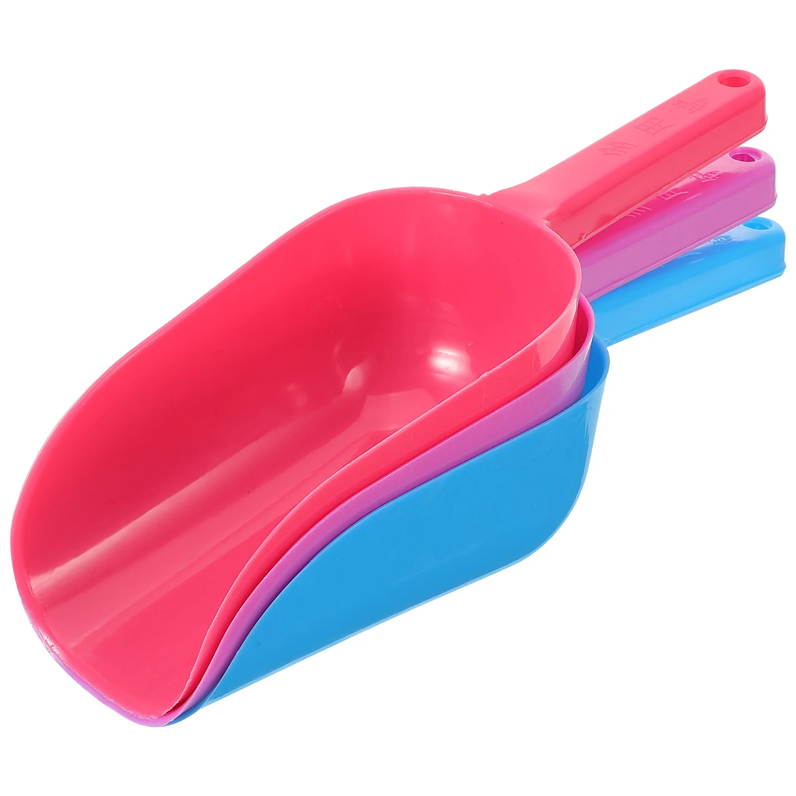 3Pcs Mini Sand Shovels Beach Toys Plastic Snow Spade Playthings for Children 3