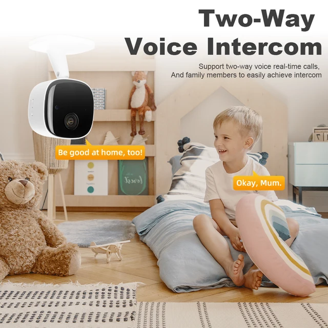 1080P HD Camera Night Vision WiFi Monitor Motion Detect With 2-way Audio Multiple People Share Viewing Security Camera Home 2025 3