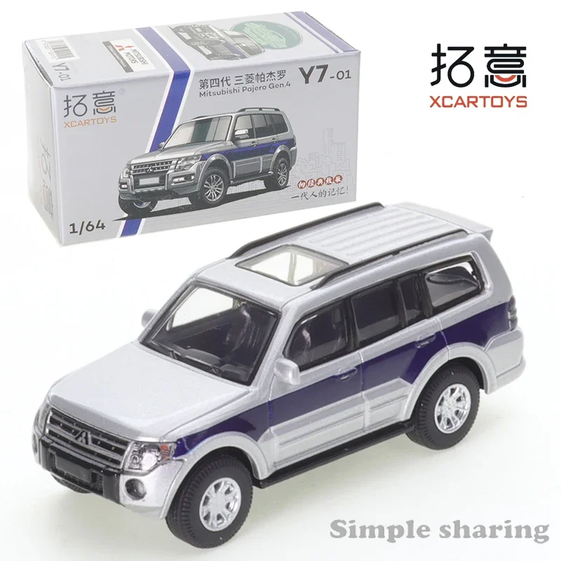 

XCARTOYS 1/64 Alloy Car Diecast Model Mitsubishi Pajero Simulation SUV Off-road Vehicle Kids Xmas Gift Toys for Boys