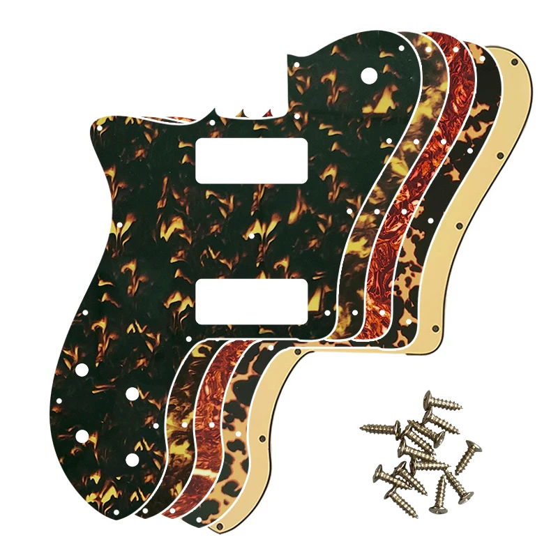 Feiman Custom Guitar Parts For Left Hand US FD 72 Tele Deluxe Reissue Guitar Pickguard With P90