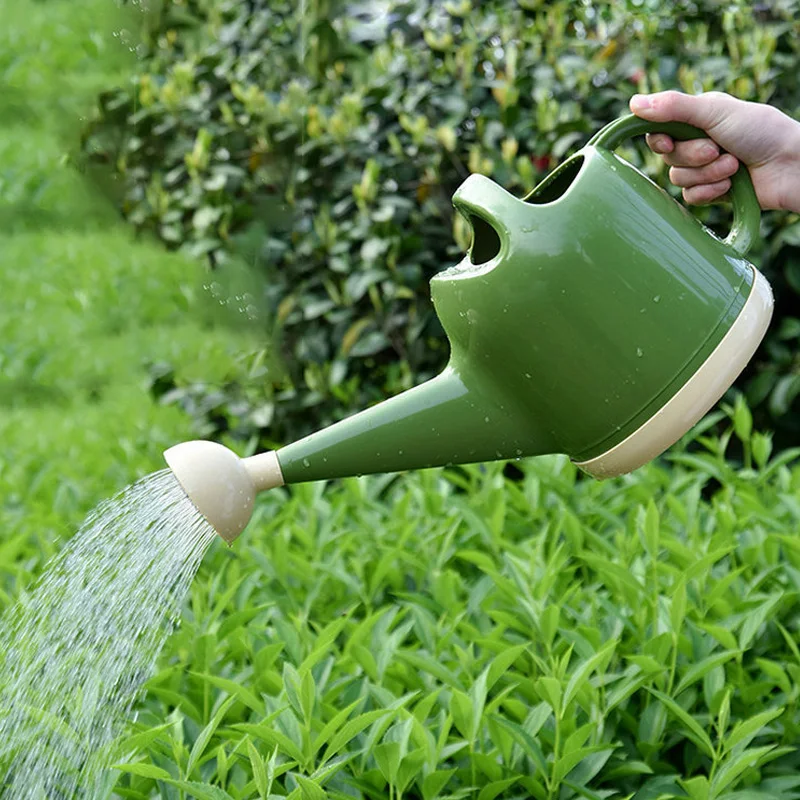 

4l Cute Large Capacity Water Device Watering Can Long Spout Kettle Garden Tools With Handle Durable Home Garden Essentials