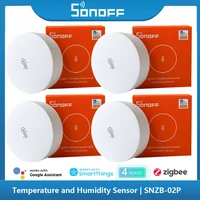 SONOFF SNZB 02P ZigBee Smart Temperature Sensor Humidity Detector Thermometer Home Gadgets eWeLink Alexa Google Assistant Yandex
