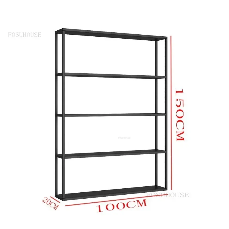 Wrought Iron Wall-mounted Bar Wine Display Cabinets for Living Room Restaurant Bar Home Showcase Industrial Wine Rack with LED s