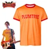 Scott Pilgrim Cosplay Band Logo Yellow T-Shirt tee Costume Yellow Plumtree Shirt Men's Fashion Printed Casual Short Sleeve Top 1