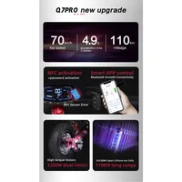 BOYUEDA Q7Pro Max Trottinette Électrique À Double Motorisation 3200W Avec Batterie 52V28AH Activation NFC Contrôle Par Applicati 2