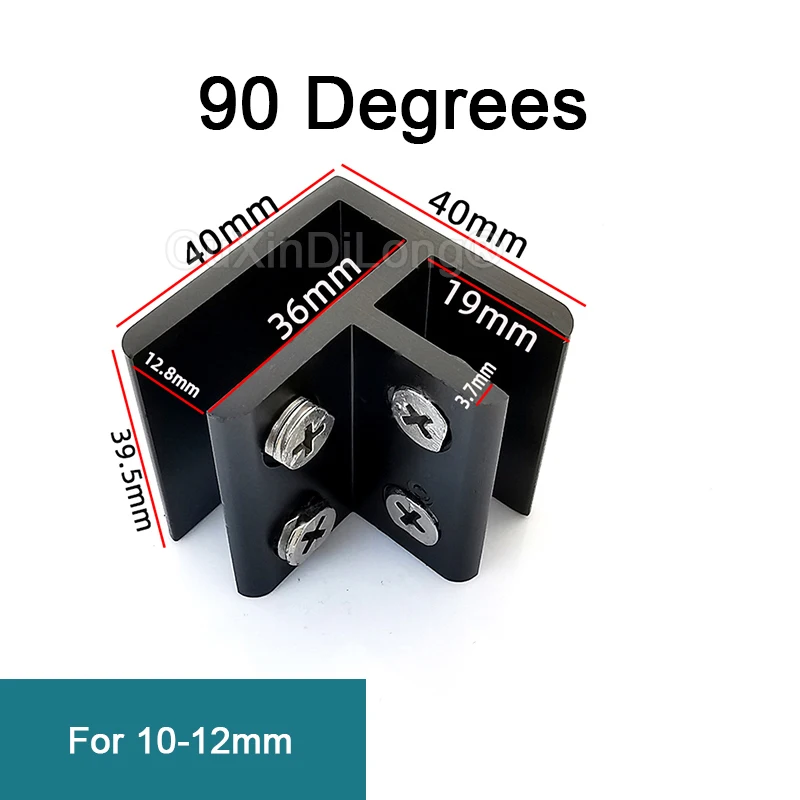 Suporte De Grampos, 4-20mm, 4PCs, 90 Graus, GF396