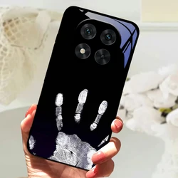 Cute Animal Tempered Glass Phone Case with Shockproof Bumper for Poco X5 (EVEC01)