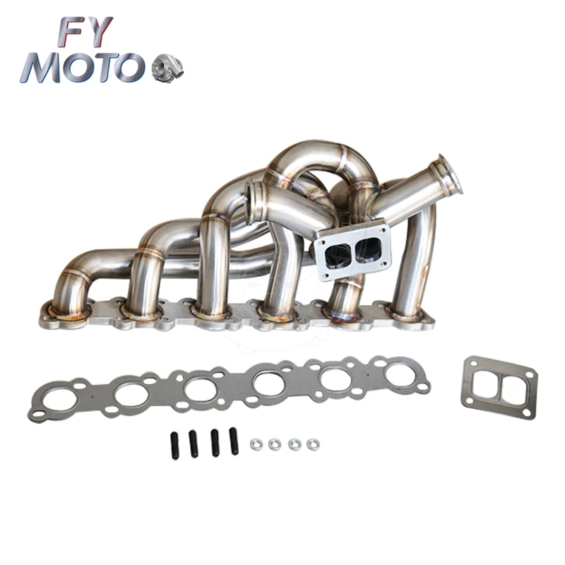 RB20 RB25 RB26 DET T4 Top Mount Turbo Manifold For Nissan GTR 44mm Twin Scroll