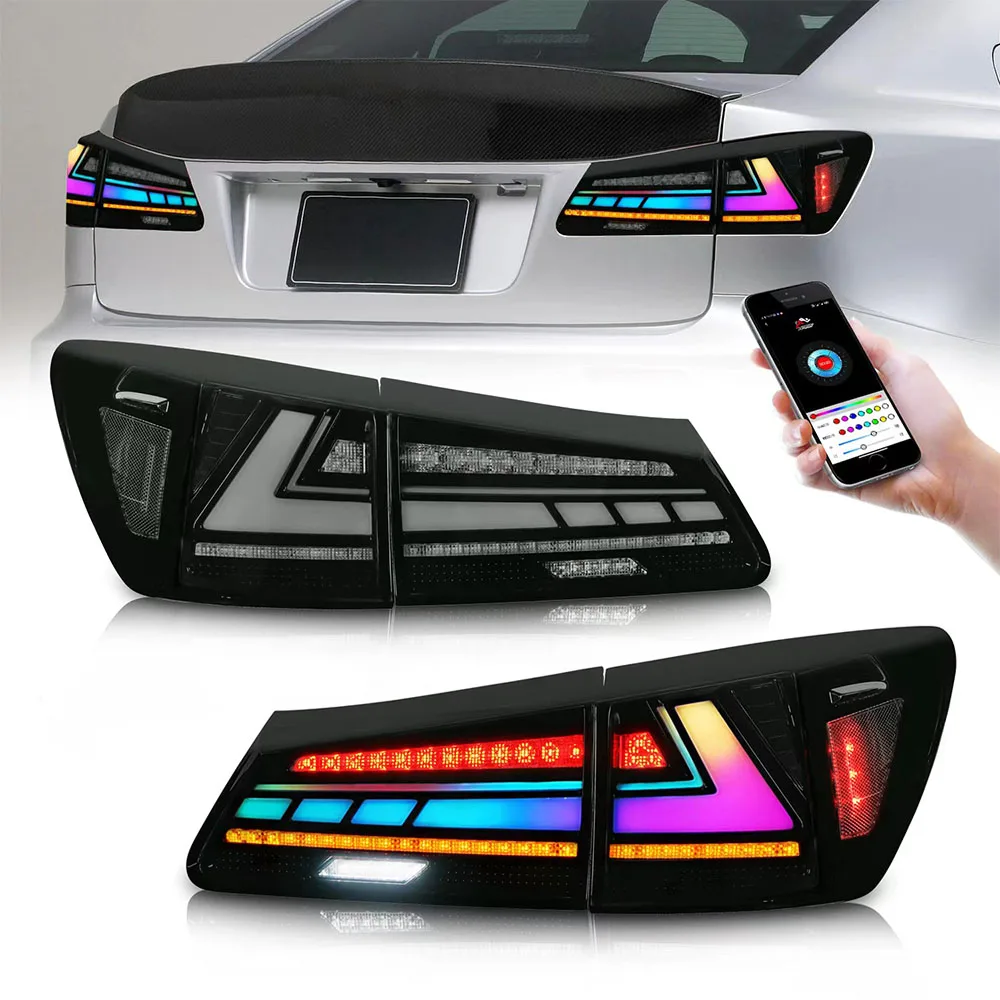 

Tail Lights For Lexus IS250 IS250C IS300 IS350 ISF RGB 2006-2012 Lexus IS Series taillights waterproof