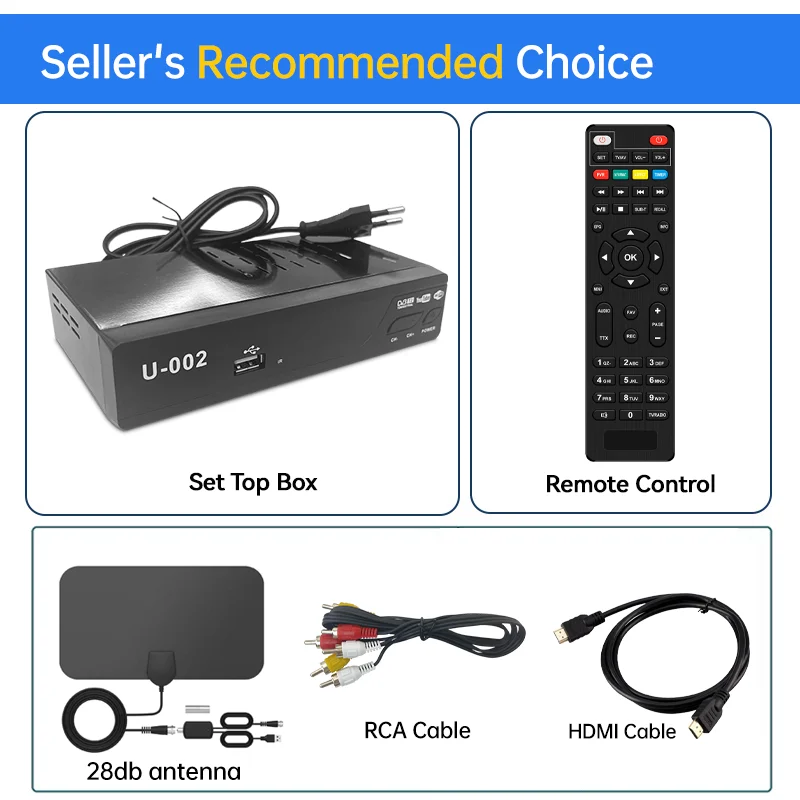 Receptor De Televisión Digital Terrestre Hd, Decodificador Dvb-t Con Hdmi,  Dvb-t2, T2, Stb, H.264 - Receptores De Televisión Por Satélite - AliExpress