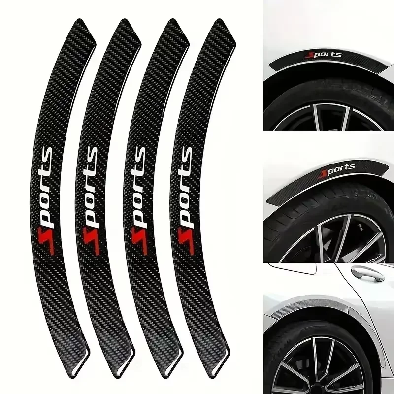 Motors Wheel Brow Decorative Stickers Covering Scratches Anti-scratch Anti-collision Drip Stripes Exterior Protection General car stickers car door stickers carbon fiber sticker car reflective stickers car bumper sticker car reflective tape sticker