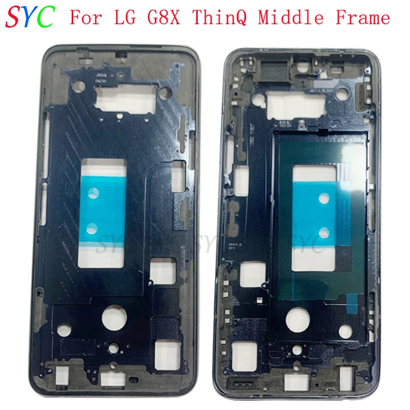 

Middle Frame Center Chassis Cover Housing For LG G8X V50S ThinQ Phone Metal LCD Frame Repair Parts