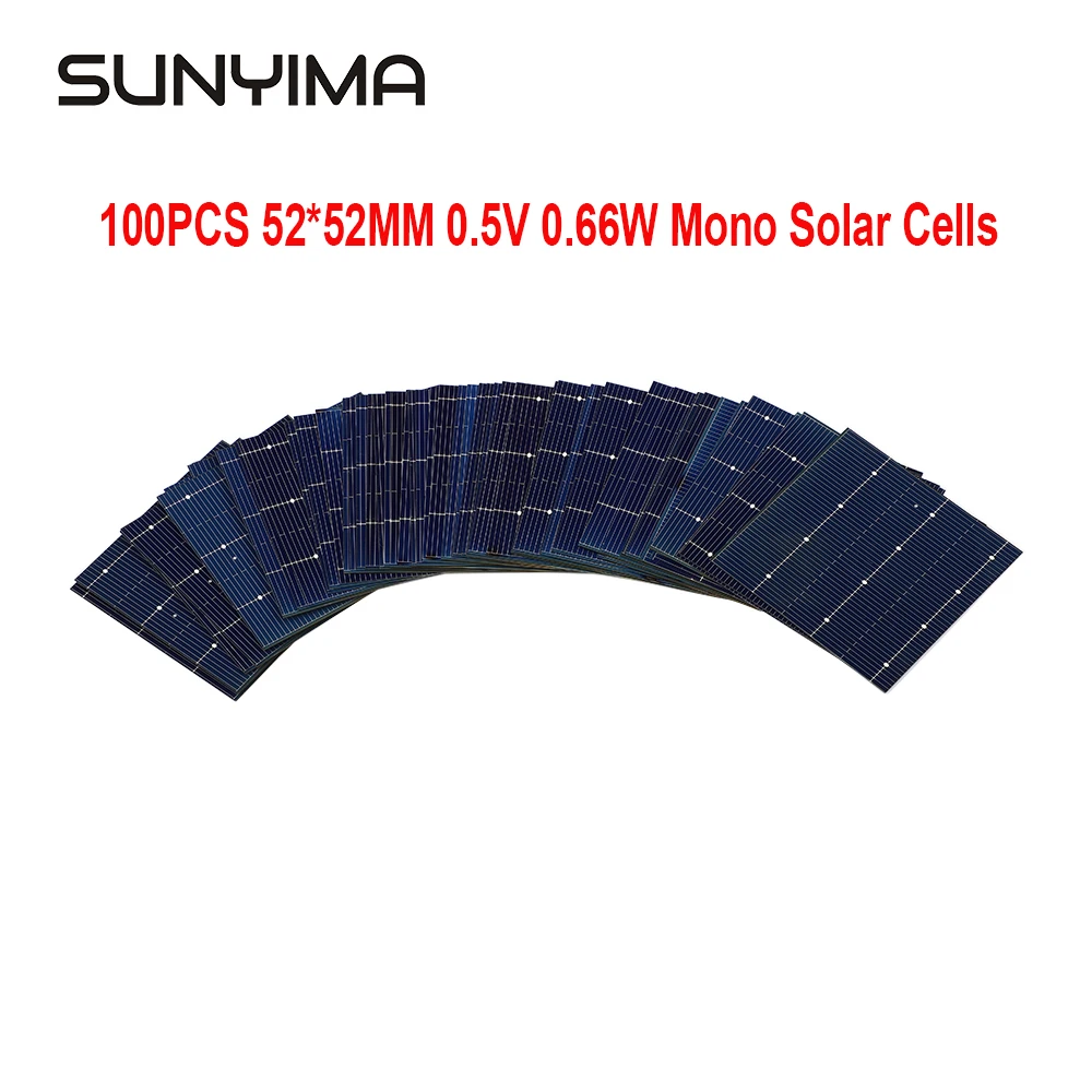 Solar Cell Sunpower 100pcs Sunpower Solar Cells Diy Sunyima10 Pc