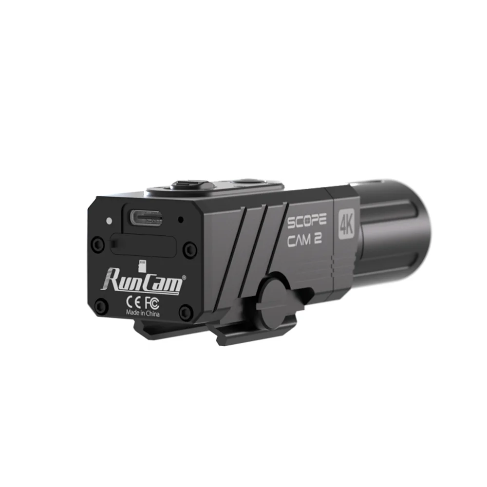 RunCam Scope Cam 2 4K Airsoft Camera IP64 WaterProof Paintball APP 1400mAh 128G Digital Zoom Customized Crosshairs Scopecam thumbnail 2