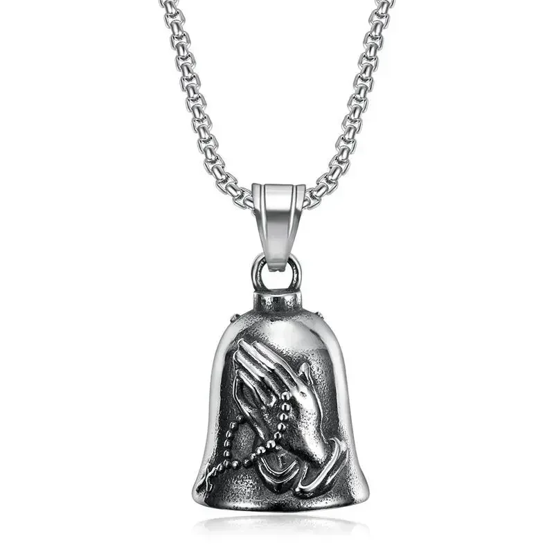 Lion King Pendant and Keychain with Uniquely Carved Bell - Retro Design