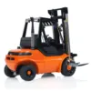 1/14 Scale RC Hydraulic Forklift Wheeled Transfer Car Model 40DA3 Metal Machine Construction Vehicles Light Sound Toys TH23692 2