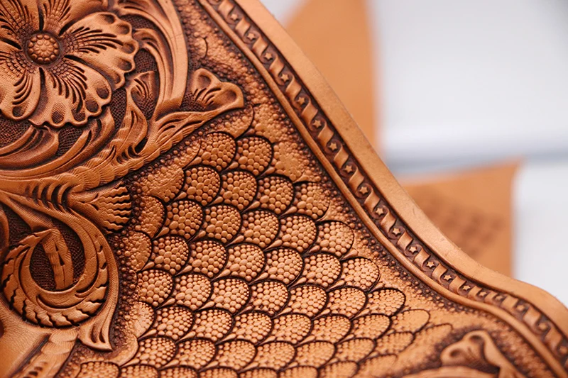 Description Picture 5 of itemLeather Stamping ToolDragon Scale Stamp Leather Stamping Tool Textured Grip Profess E803 Stamp Leather Carving Zhongjiang Stamps