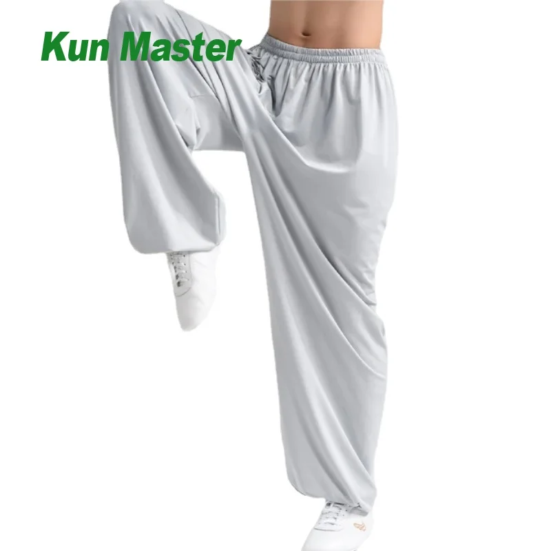 Tai Chi Trousers Tai Chi Pants Kung Fu Martial Art Yoga Pant Milk Shreds Quick-Drying for Summer