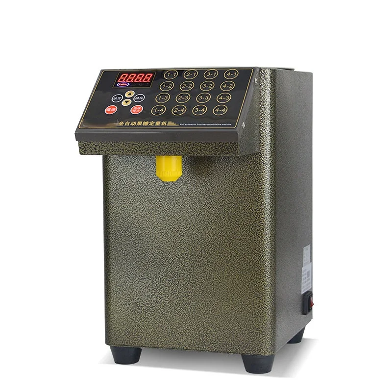 

Automatic Fructose Meter 16 Grid Machine Commercial Sugar Fructose Quantitative Machine Sugar Processor Equipment Milk Tea Shop