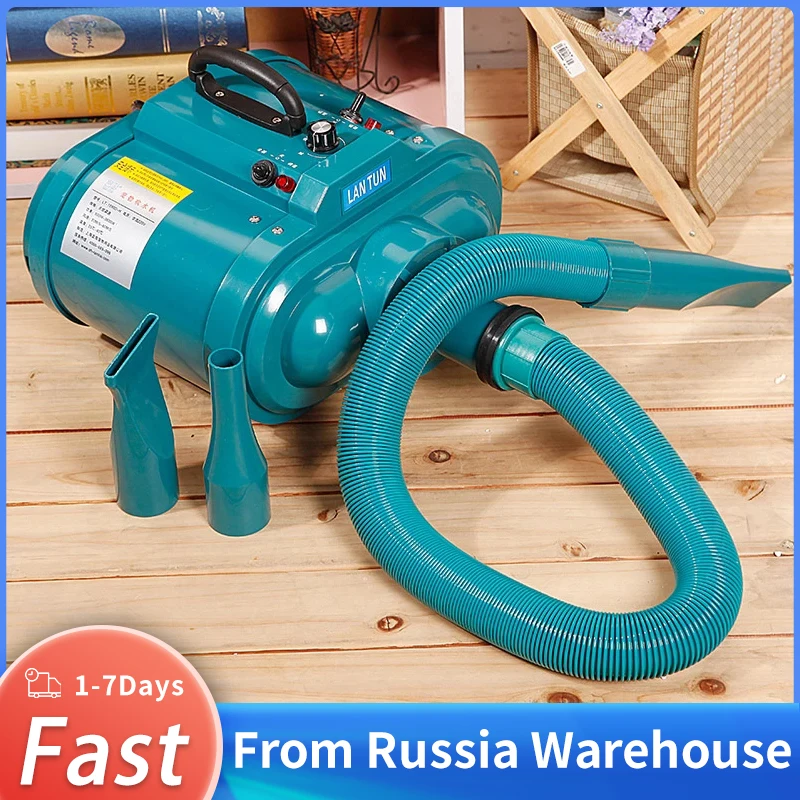 3200W Pet Hair Dryer Power Hair Dryer For Dogs Pet Dog Cat Grooming Blower Warm Wind Double Motor Blow-dryer For Small Medium Large Dog Dryer pet hair dryer