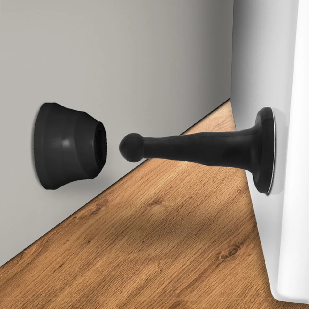 Door Stopper Silicone Door Stopper Door Stopper Bumpers Mute Self Adhesive Door Stopper Door Suction Silicone Punch Free Blocking Suction Type Anti Collision Device Stop