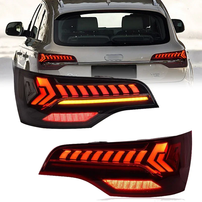 

For Audi Q7 SQ7 2006-2015 LED Taillight Assembly Upgrade Through Newest Design Dynamic Signal Lamp Accessories