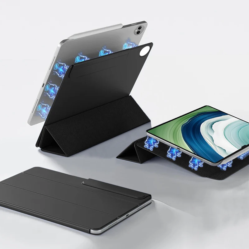Versatile Magnetic Smart Tablet Case with Auto Wake/Sleep Function