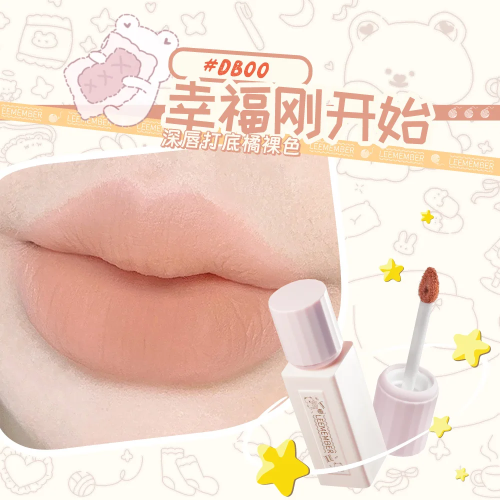 Makeups LEEMEMBER Milk Matte Lip Clay Longlasting Non-sticky Waterproof Lip Glaze Velvet Sweatproof Lipstick Wholesale Cosmetics 3