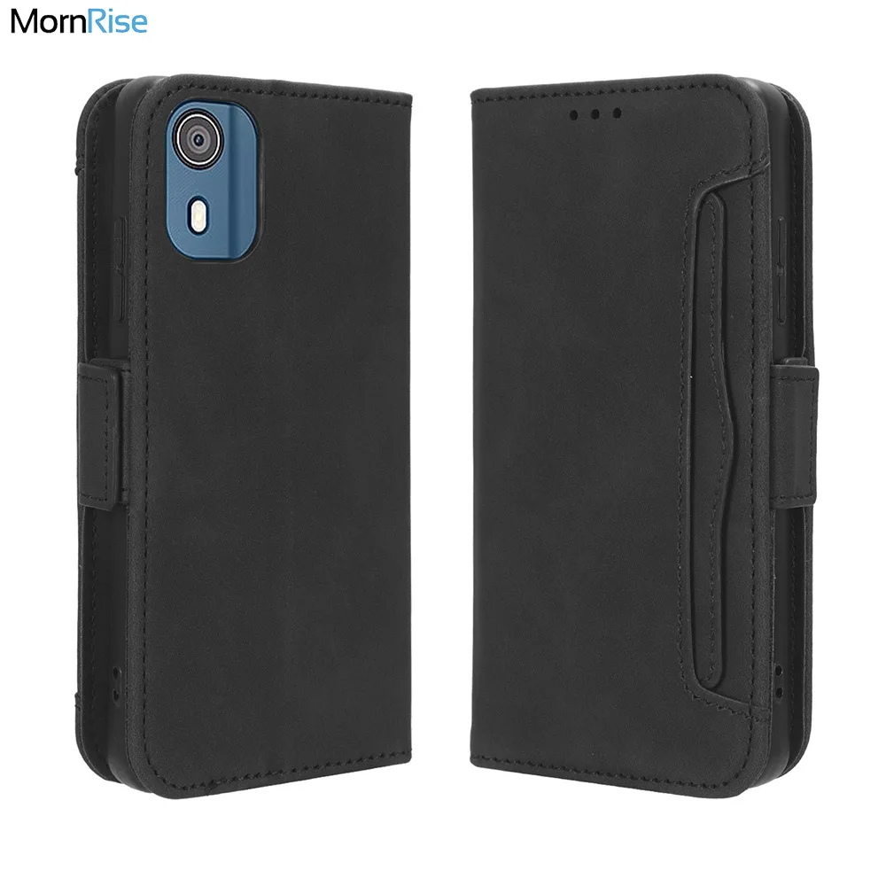 

For Nokia C02 Wallet Case Magnetic Book Flip Cover Card Photo Holder Luxury Leather Mobile Phone Fundas
