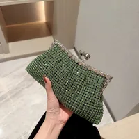 Women Luxury Rhinestone Evening Clutch Bag Detachable Chain Wedding Purse Prom Banquet Handbag Female Elegant Party Shoulder Bag - Image 3
