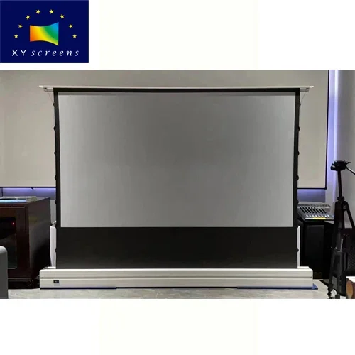 プロジェクタースクリーンXYSCREEN 16:9 150インチEDL83電気床上昇