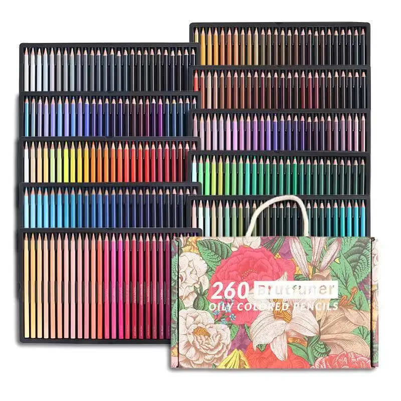 Kalour – Ensemble De Crayons De Couleur, 240 Pièces, Ensemble D'art  Professionnel, Pour Dessin, Peint À La Main, Haute Qualité, Boîte Cadeau En  Fer - En Bois De Couleur Crayons - AliExpress