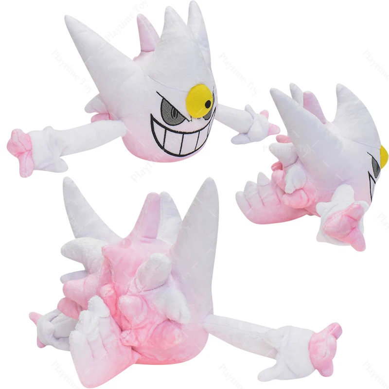 30CM Pokemon White Mega Gengar Evolution Kawaii Doll Shiny Color Action  Figure Collectible Pillow Toy Decor Gift For Children - AliExpress