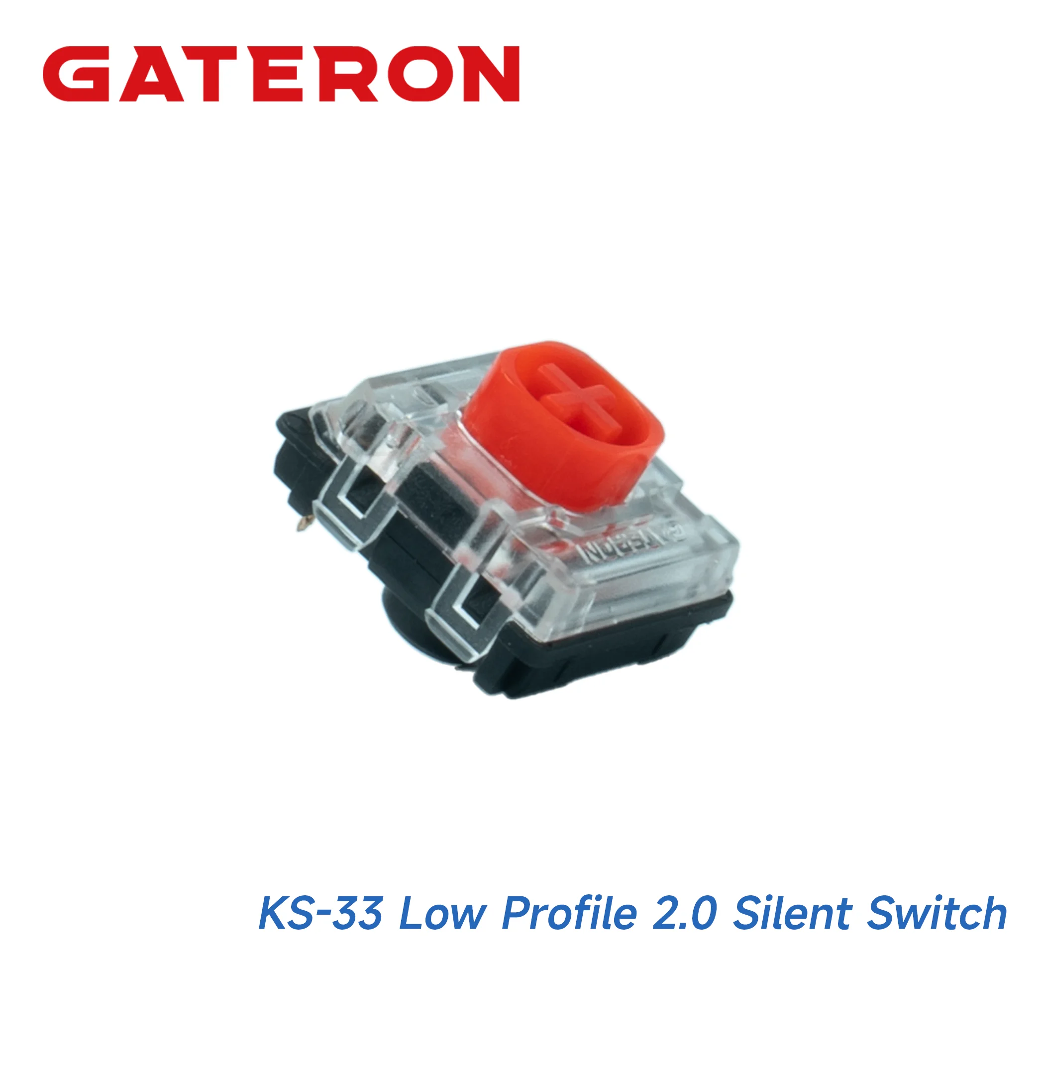GATERON KS-33 ロープロファイル 2.0 サイレントレッド