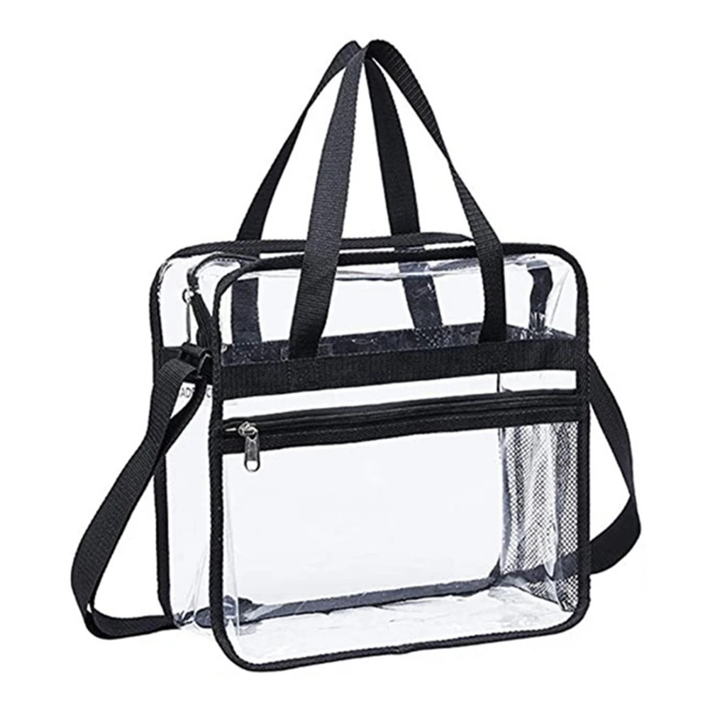 Large Capacity Crossbody Bags Handbags PVC Transparent Waterproof Tote Bags Casual Women Shoulder Bags Travel Shopping Bags